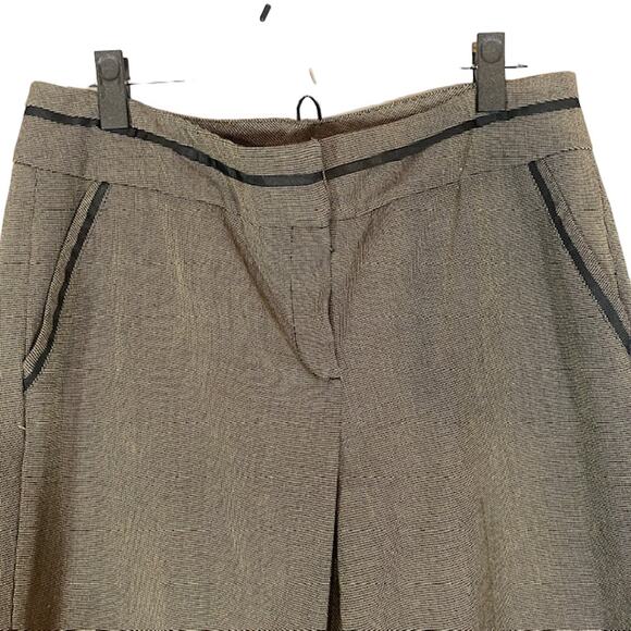 Sandro Sportswear Brown Classic Dress Pants Trousers Women Sz 12 - Picture 3 of 12